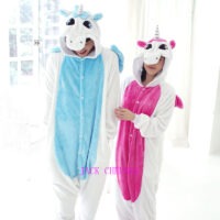 Unicorn Kigurumi Onesies Adult Pajamas Set Women Animal One Piece Cosplay Homewear Jumpsuits Costume