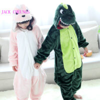 Kigurumi Anime Onesies Pajamas Cartoon Animal Costume Unisex Halloween Anime Cosplay Costume Dinosaur