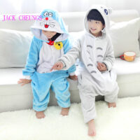 Kigurumi Anime Onesies Pajamas Cartoon Animal Costume Unisex Halloween Anime Cosplay Costume doraemon totoro
