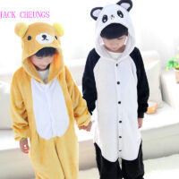Kigurumi Anime Onesies Pajamas Cartoon Animal Costume Unisex Halloween Anime Cosplay Costume Panda relax bear